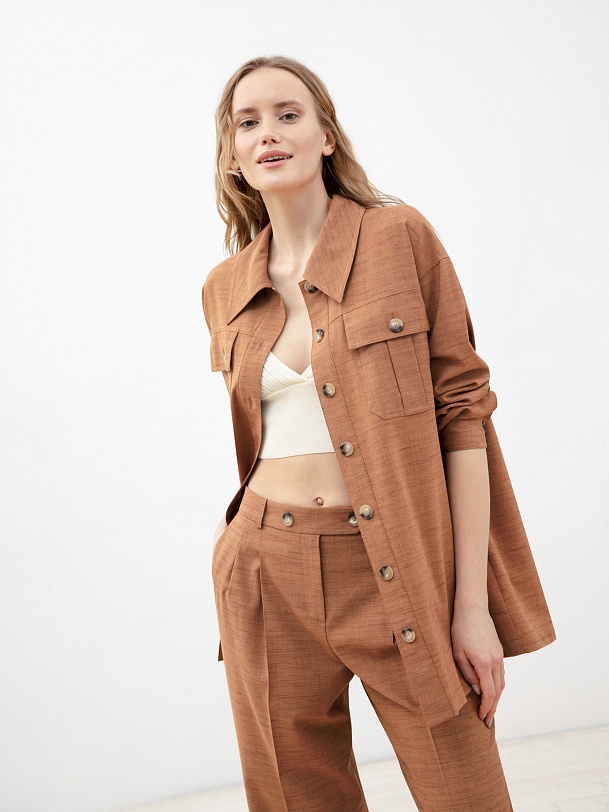 Жакет-рубашка женская