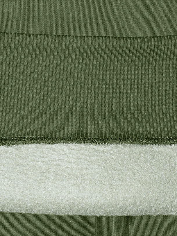 Толстовка из футера с воротником-стойкой