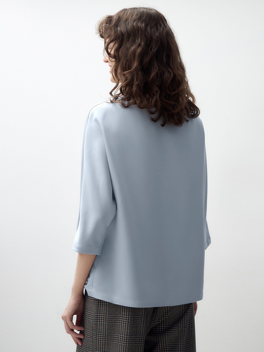 Свободная блуза из 100% вискозы