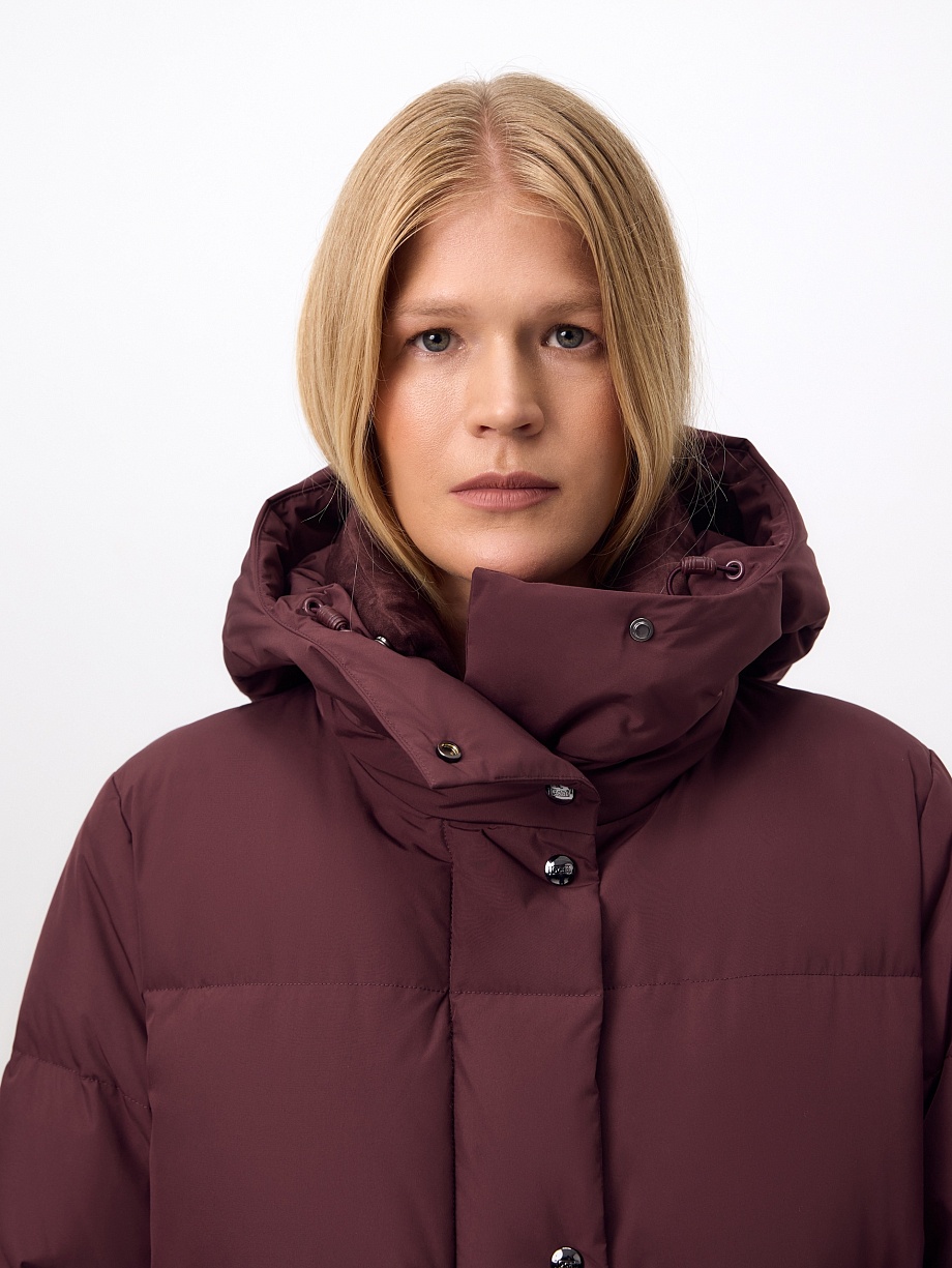 Пуховик с мембраной и утеплителем 90% пух и 10% перо