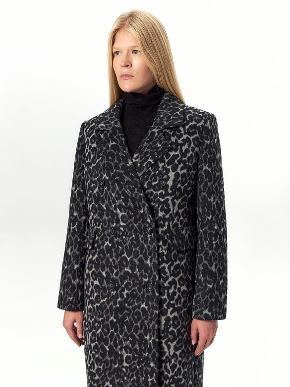 Пальто из шерсти с мембраной и утеплённой спинкой POMPA арт.1016191p90095