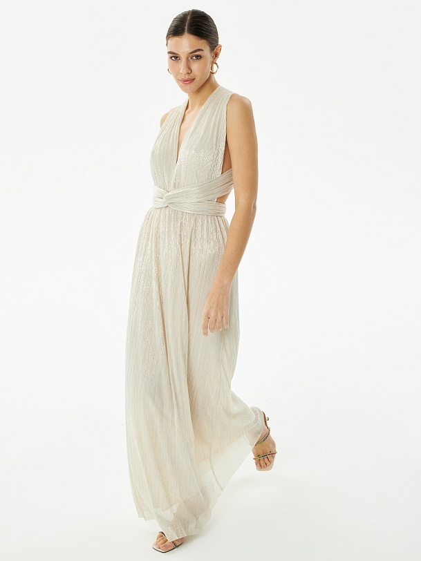 Вечернее платье без рукавов