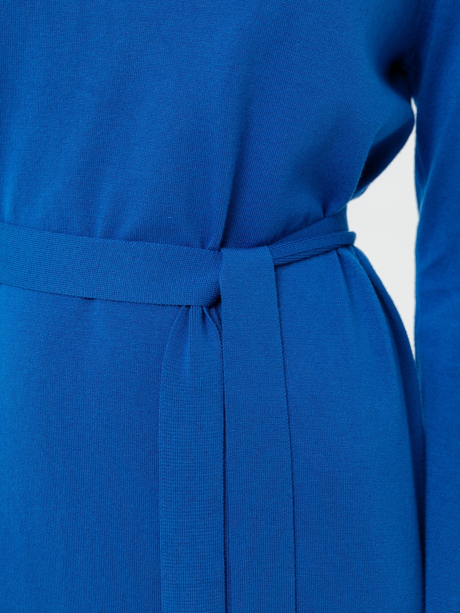 Свободное вязаное платье из вискозы