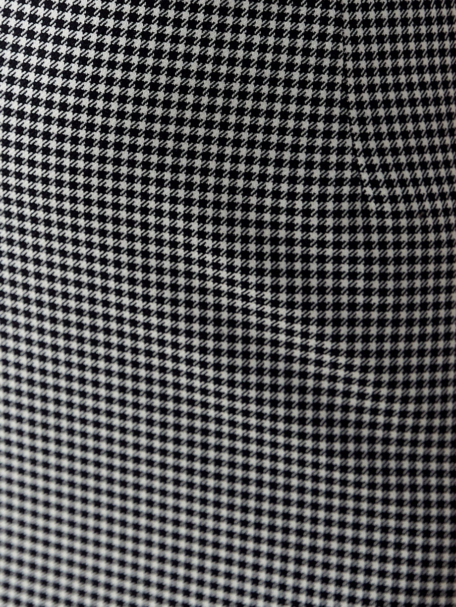 Юбка-миди из костюмной ткани в принте "пье-де-пуль"