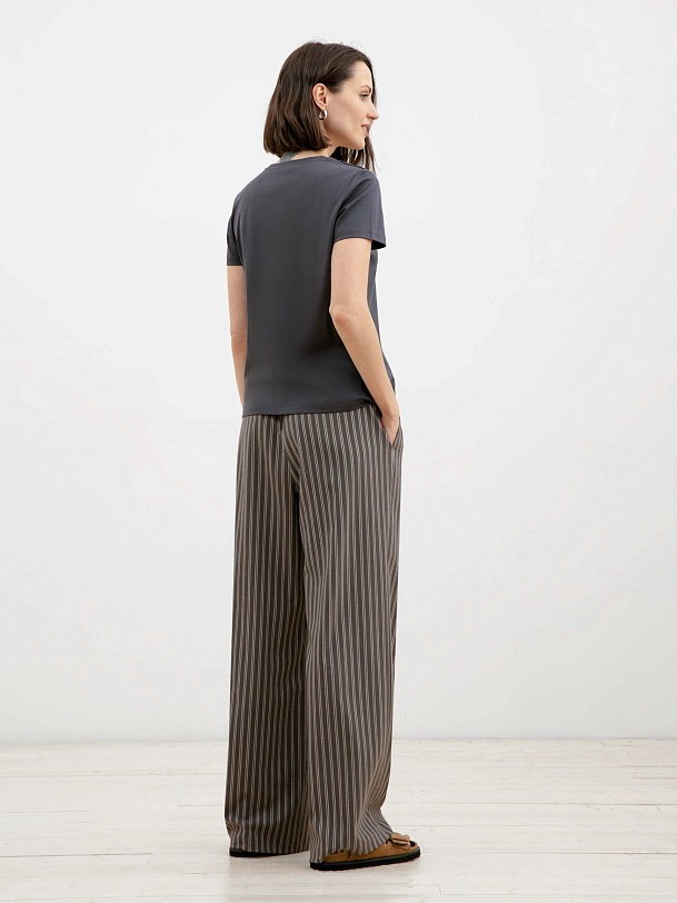 Футболка женская из 100% мерсеризированного хлопка