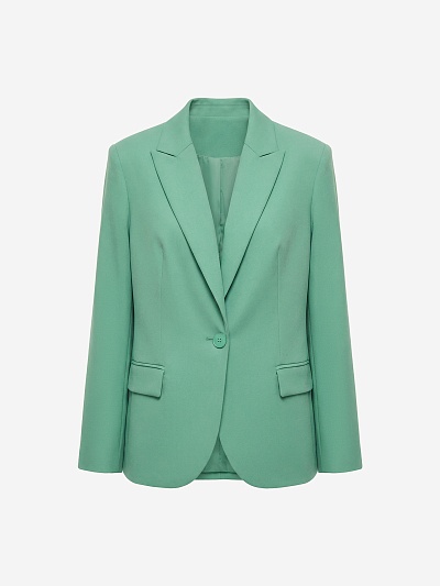 Жакет из костюмной ткани с вискозой POMPA