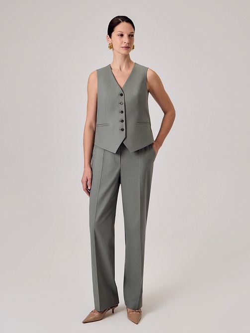 Брюки из натуральной ткани