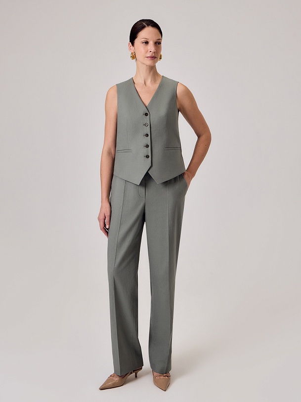 Брюки из натуральной ткани