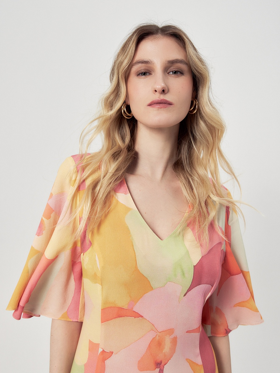 Летнее платье из 100% вискозы