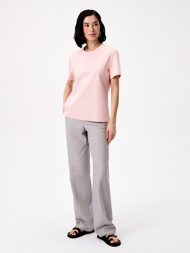 Футболка из 100% мерсеризированного хлопка