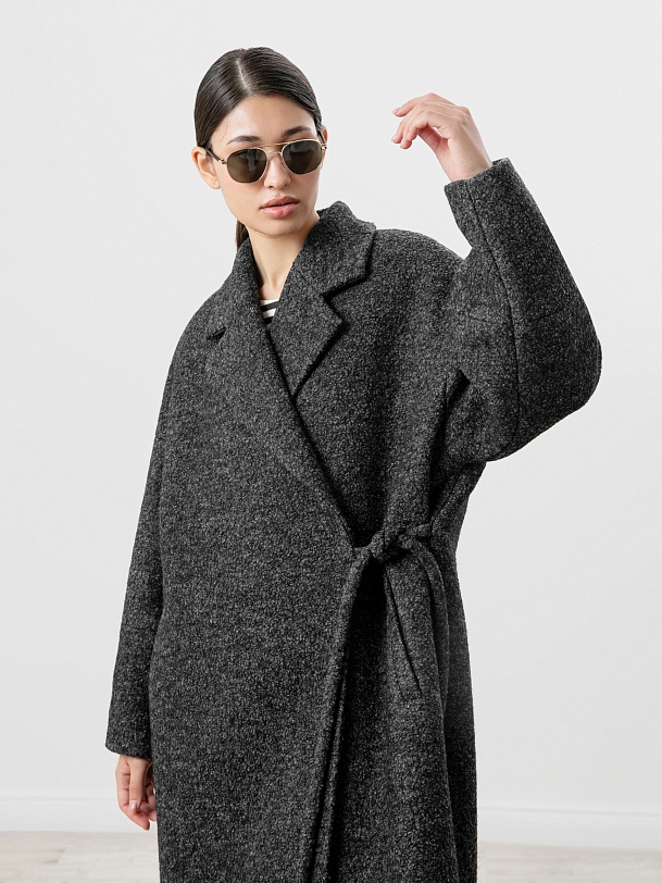 Шерстяное пальто еврозима с мембраной и утепленной спинкой