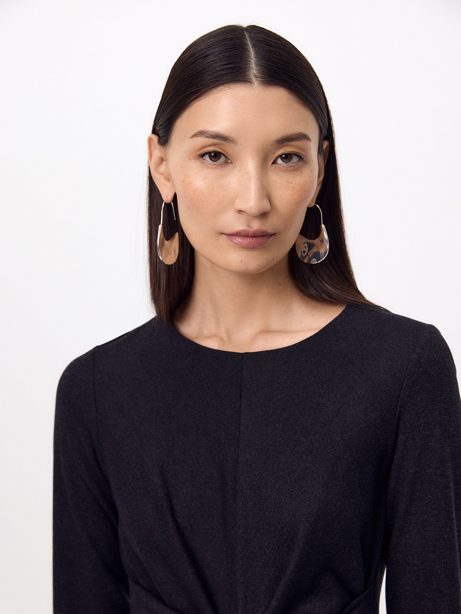 Платье с драпировкой