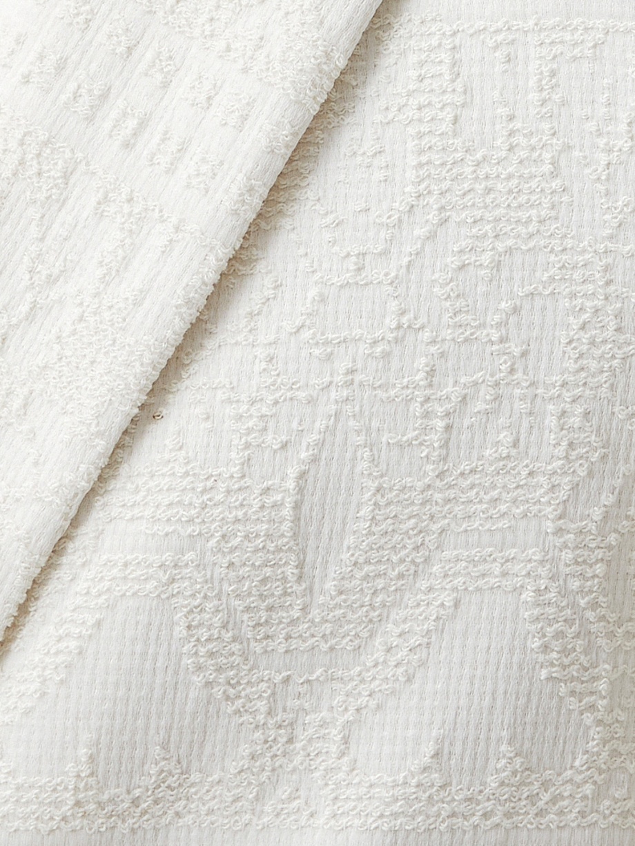 Летний жакет из хлопкового жаккарда