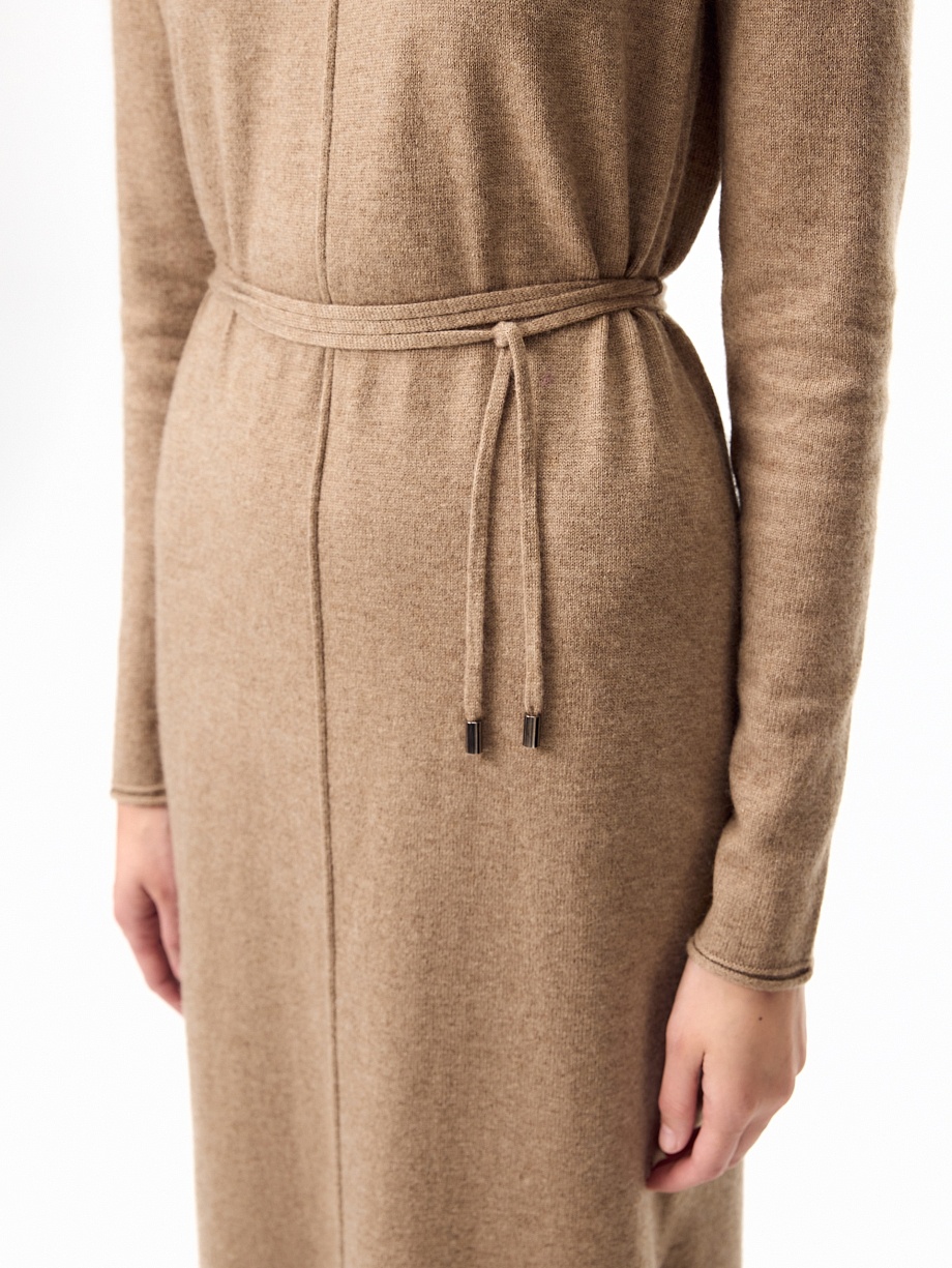 Платье из шерсти с ангорой