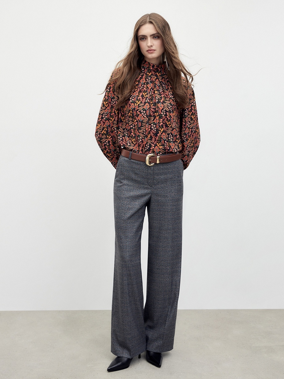 Классические прямые брюки со стрелками