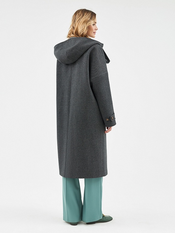Зимнее пальто с капюшоном POMPA арт.1015240p60092