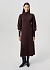 Вязаное шерстяное платье цвета горький шоколад POMPA арт.1271570kn4183