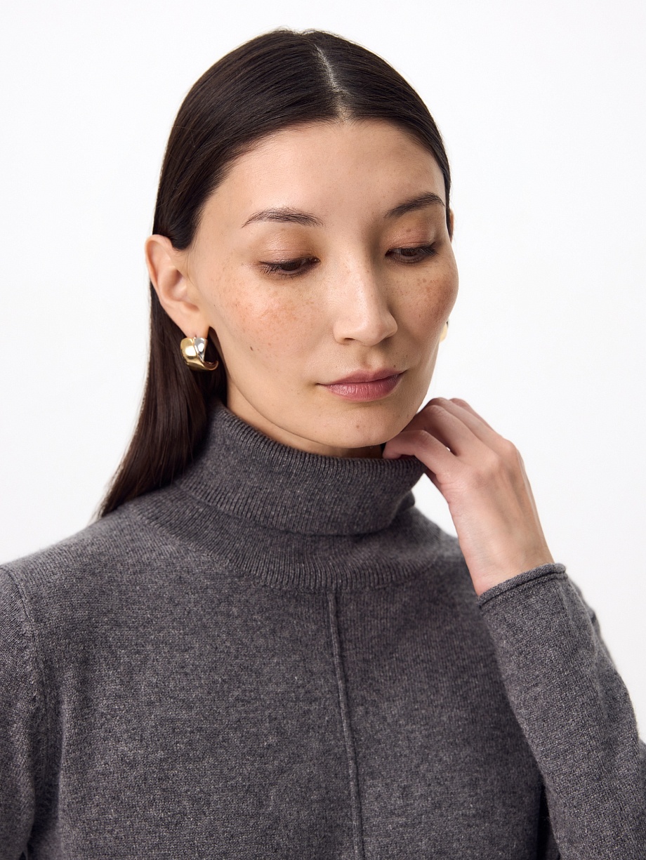 Платье из шерсти с ангорой