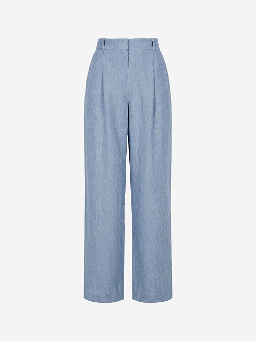 Брюки из премиального 100% льна 