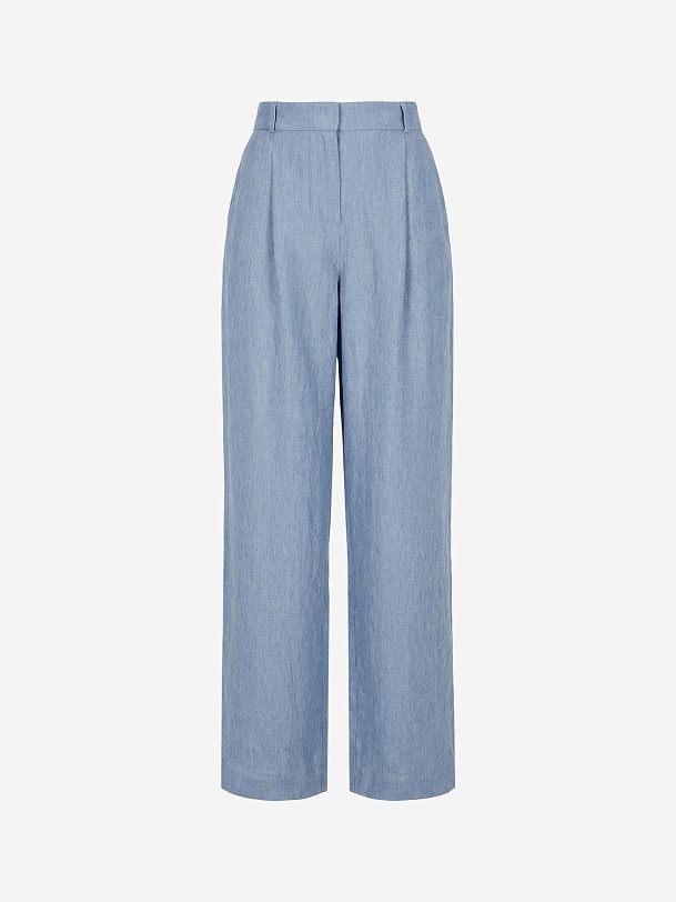 Брюки из премиального 100% льна 