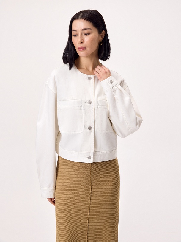 Джинсовая куртка из 100% хлопка