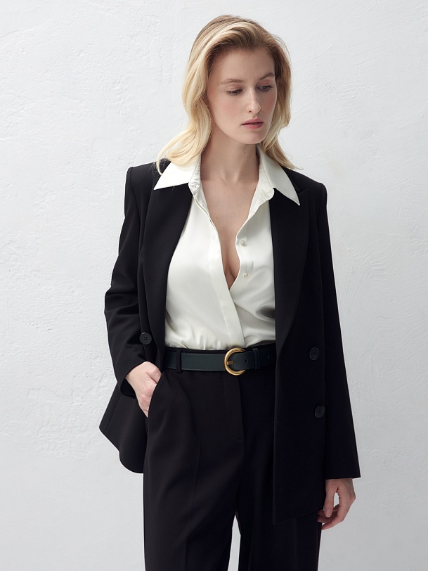 Прямые брюки свободного силуэта