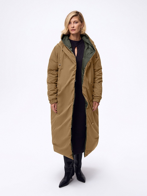 Пуховик двусторонний с утеплителем 90% пух и 10% перо POMPA арт.1016331i60049