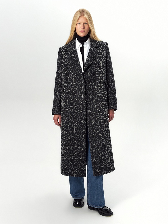 Пальто из шерсти с мембраной и утеплённой спинкой POMPA арт.1016191p90095