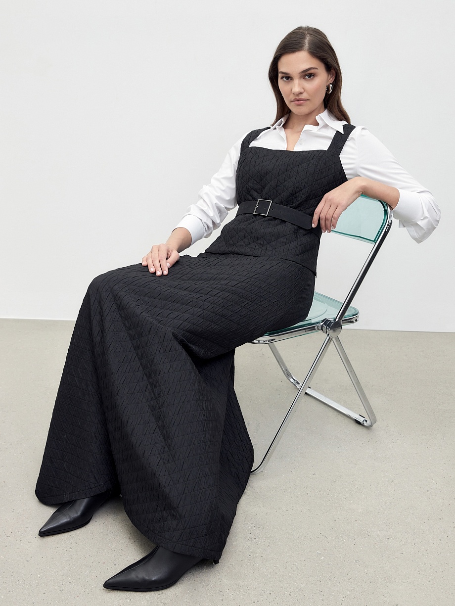 Топ из стеганой ткани