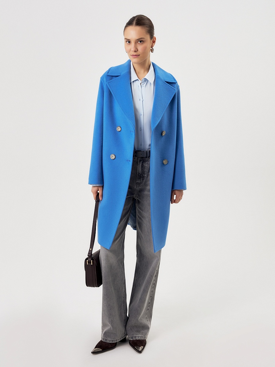 Шерстяное пальто с мембраной