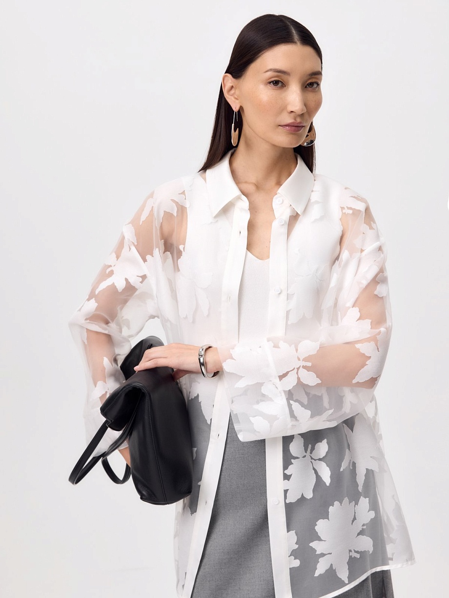 Блуза из органзы