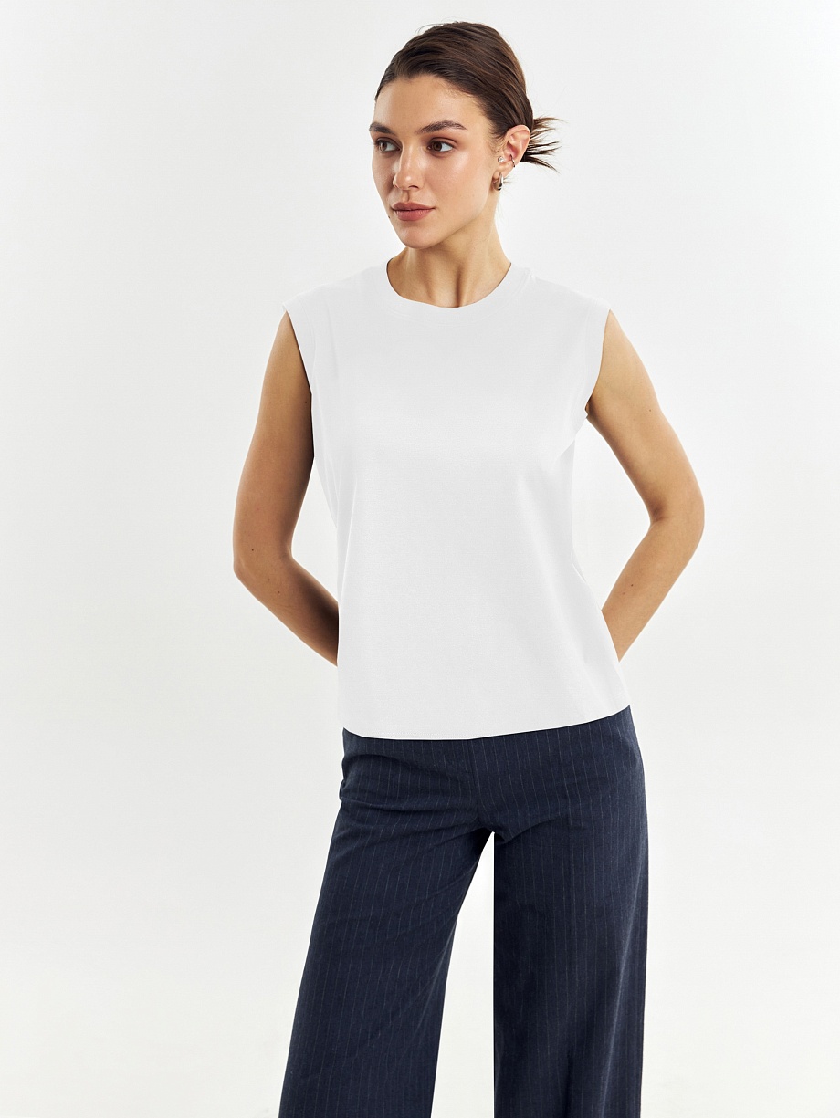 Топ из мерсеризированного хлопка