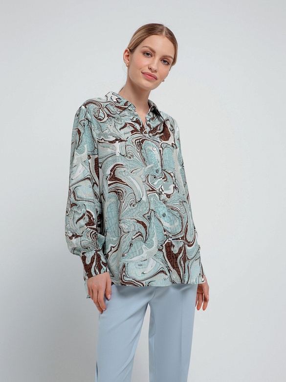 Свободная классическая блуза POMPA арт.3148280nl0590