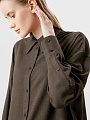 Женская рубашка цвета хаки POMPA арт.1147952ga0547