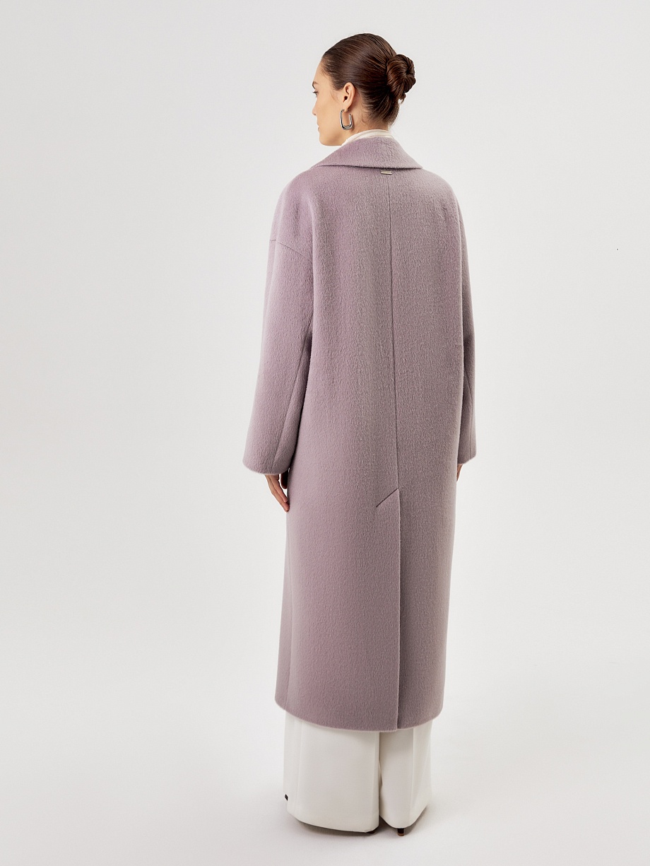 Пальто с мембраной из премиальной шерсти и шерсти Альпака