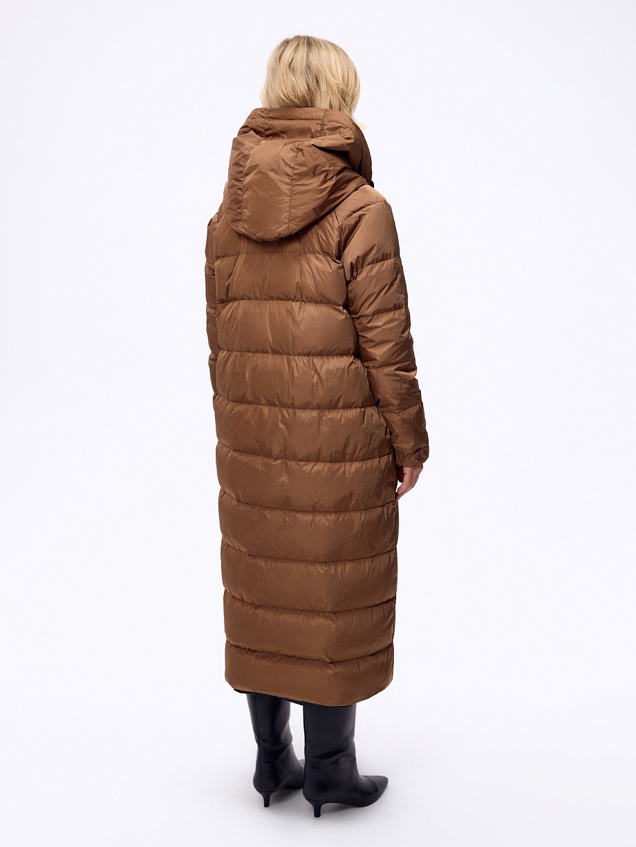 Пуховик двусторонний с утеплителем 90% пух и 10% перо