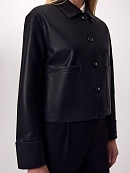 Укороченный жакет из экокожи POMPA арт.3101390pd1299