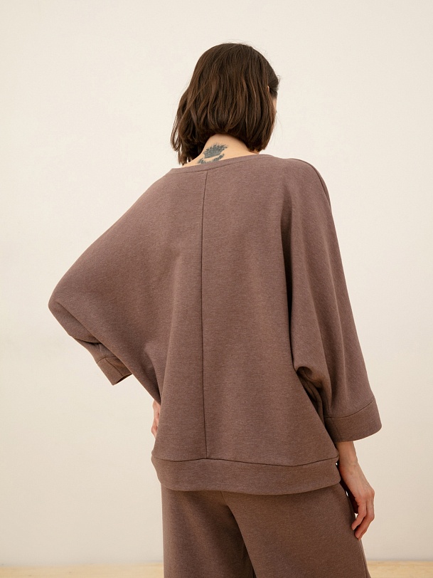 Джемпер из футера