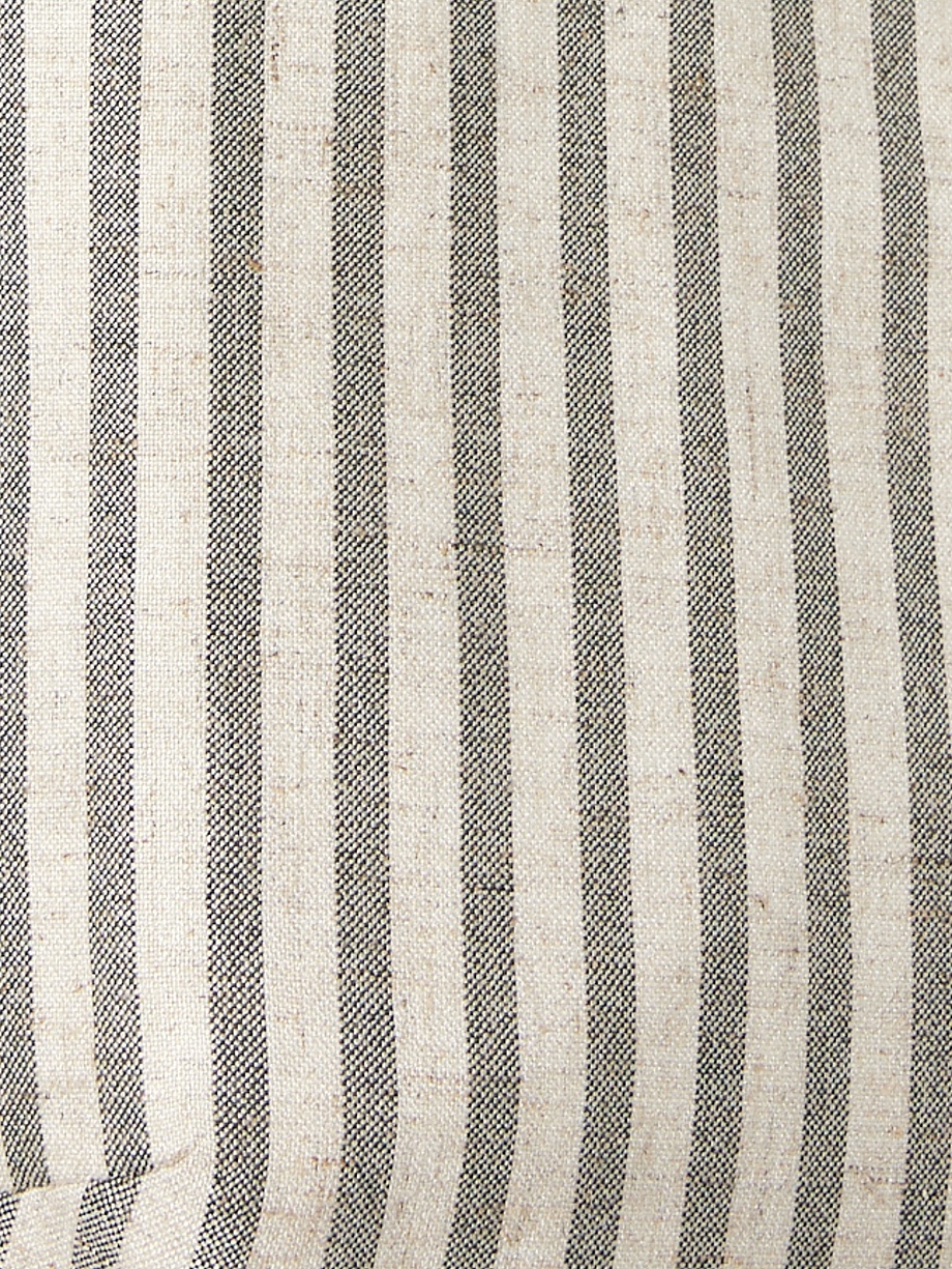 Полосатый жилет из вискозы и льна