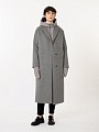 Варежки женские зимние серые POMPA арт.1500102p60091