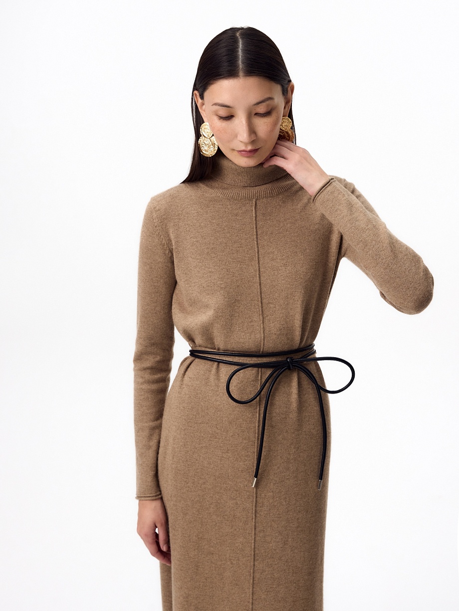 Платье из шерсти с ангорой