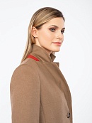 Пальто женское демисезонное с английским воротником POMPA арт.3017237p00007