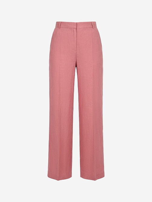 Брюки со стрелками из премиального 100% льна