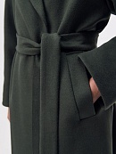 Пальто из шерсти с мембраной, утеплённой спинкой и съёмным капюшоном POMPA арт.1015545p90841