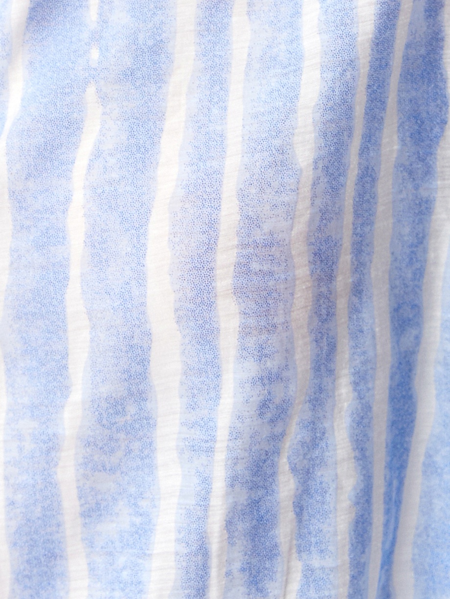 Рубашка свободная в полоску