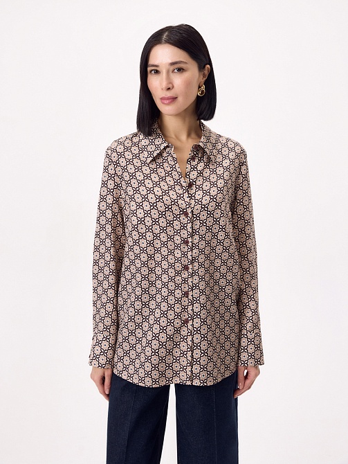 Блуза из 100% тенселя POMPA