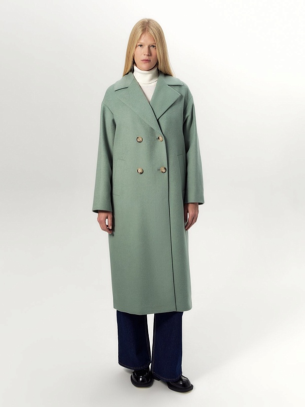 Шерстяное пальто с мембраной