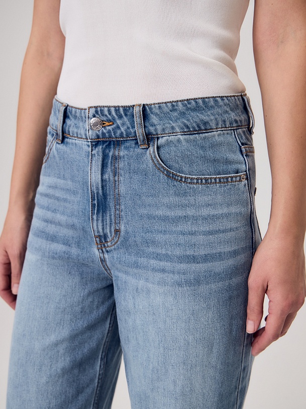 Прямые джинсы из 100% хлопка