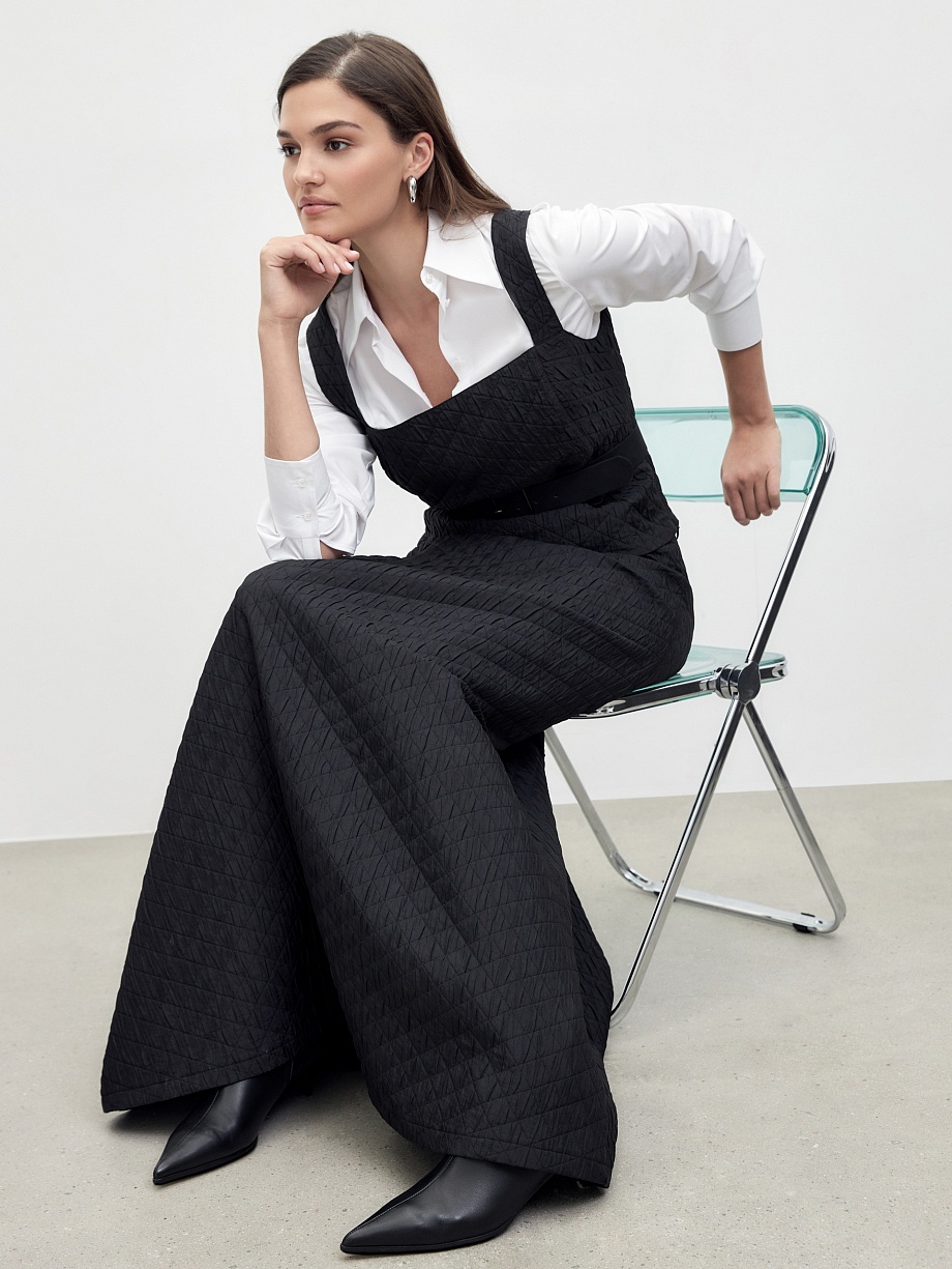 Топ из стеганой ткани