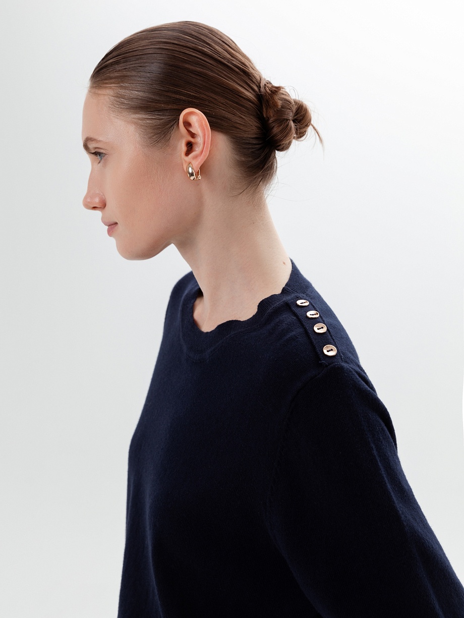 Джемпер из хлопка и кашемира